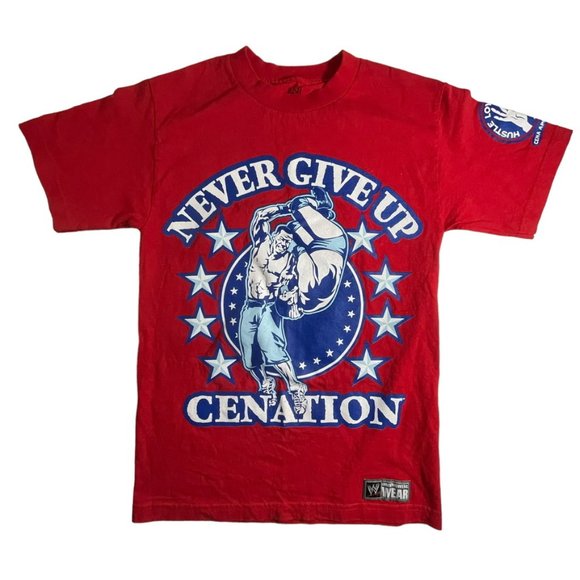 WWE | Shirts | John Cena Wwe Never Give Up Tshirt Mens Small | Poshmark